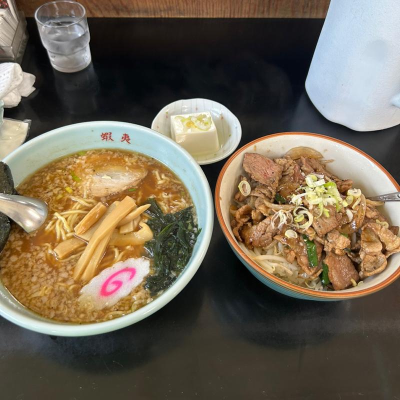 焼肉丼セット(蝦夷)