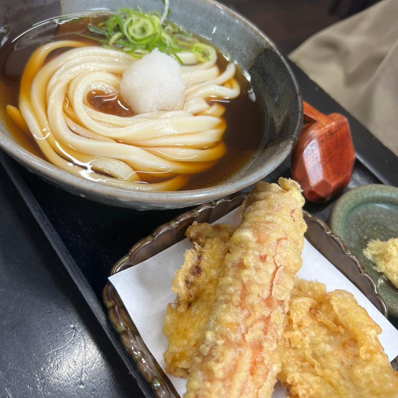 とりちく天ぶっかけうどん(川久麦笑)