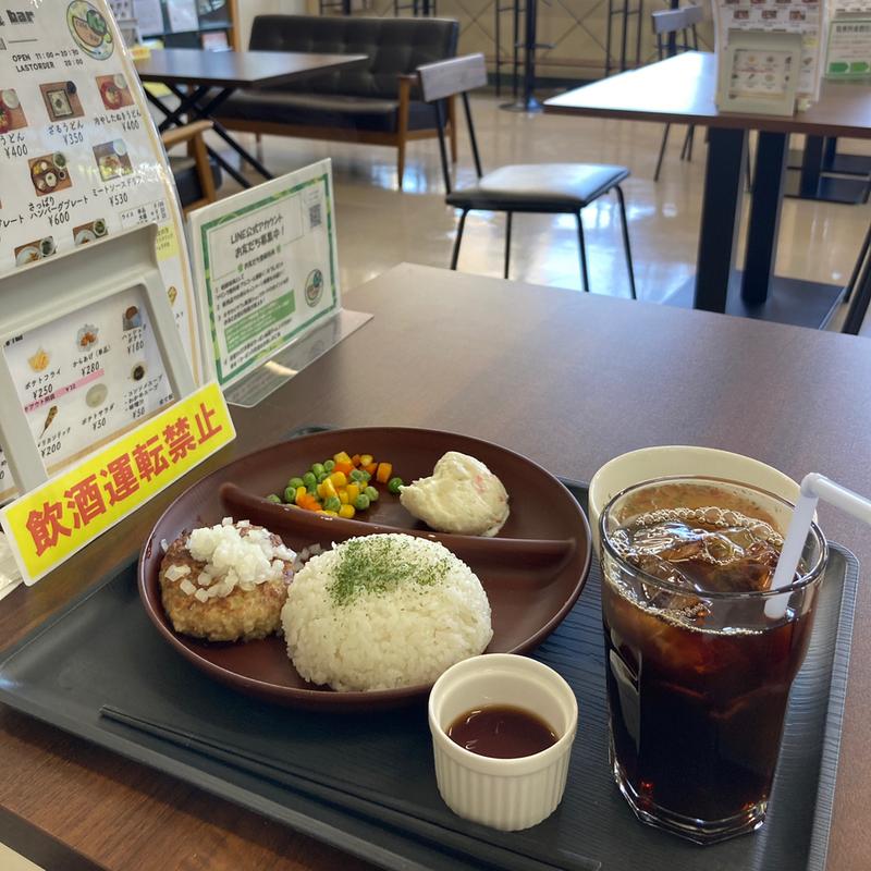 さっぱりハンバーグプレート(キタカイカフェ&バー)