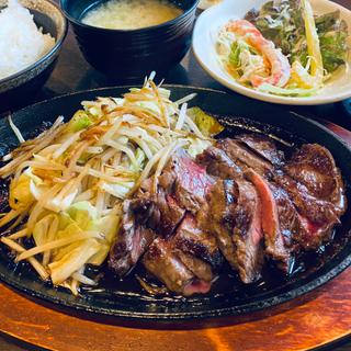 牛ランプ肉カットステーキ(ハイカラ食堂 グリドル)