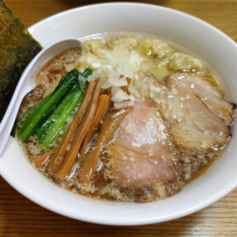 こってり煮干し＋ワンタン(一兎)