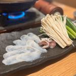 生たこのしゃぶしゃぶ(魚菜由良　雑魚亭)