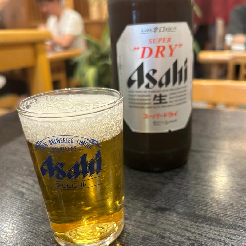 ビール(大)(うなぎ料理　はし家)