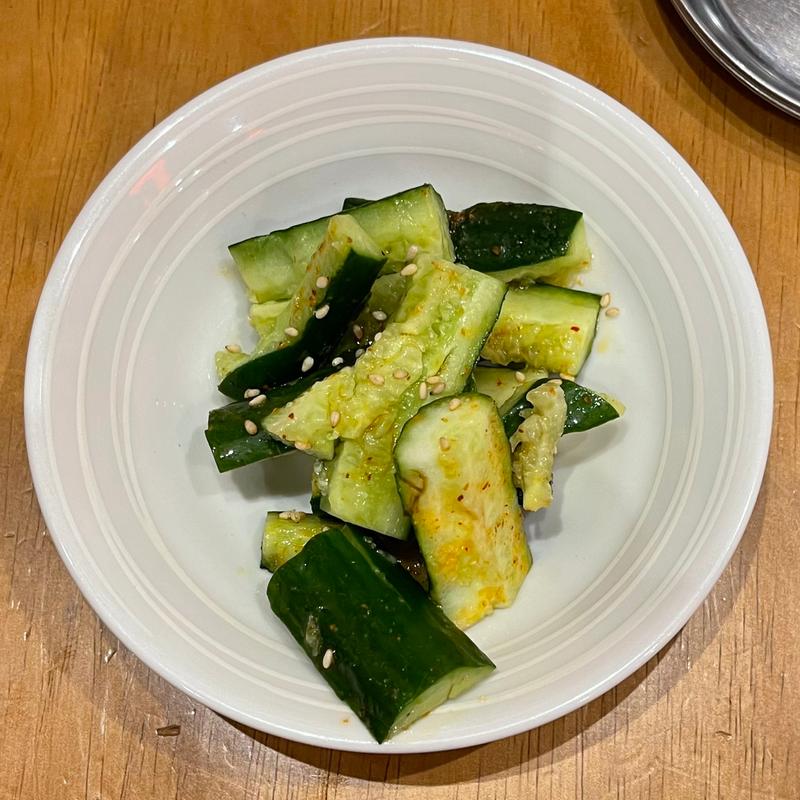 ピリ辛きゅうり(串かつ でんがな 大阪駅前第3ビル店)