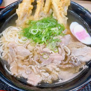 かしわごぼ天うどん(資さんうどん 魚町店)