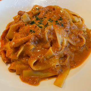 紅ズワイガニのタリアテッレ(トラットリア プリモ （TRATTORIA PRIMO）)