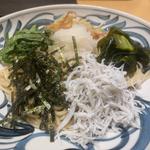 釜揚げシラスと三陸わかめのぶっかけ蕎麦(吉祥庵 ららぽーと豊洲店)