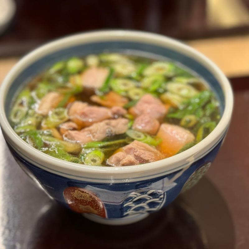 名物　鴨なんば(京の鳥どころ 八起庵 アルデ新大阪店)