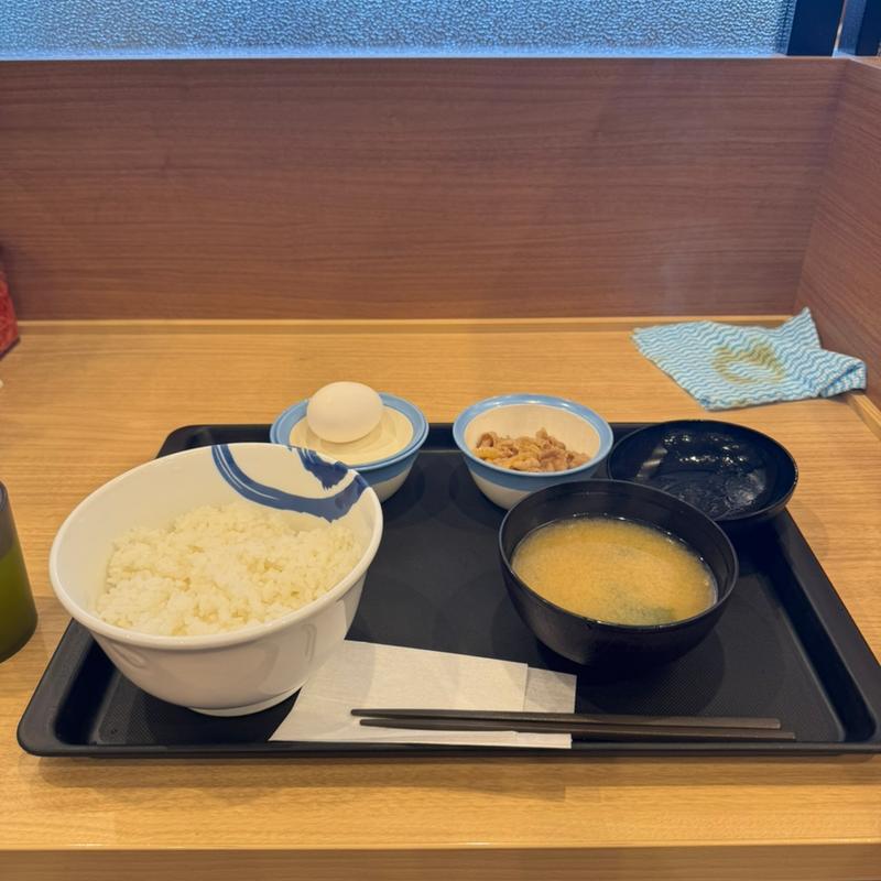 生玉子かけごはん(松屋 北本店)