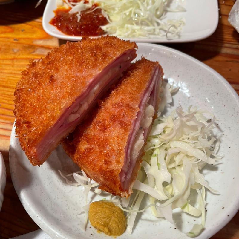 ポテドサラダハムカツ(立飲みカドクラ)