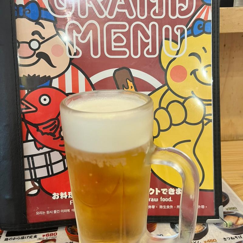 生ビール(恵美須商店 新札幌店)