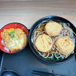 玉子丼セット(名代 富士そば 代々木店 （ふじそば）)