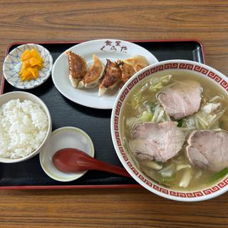 タンメン+餃子&ライスセット(くらた食堂 )
