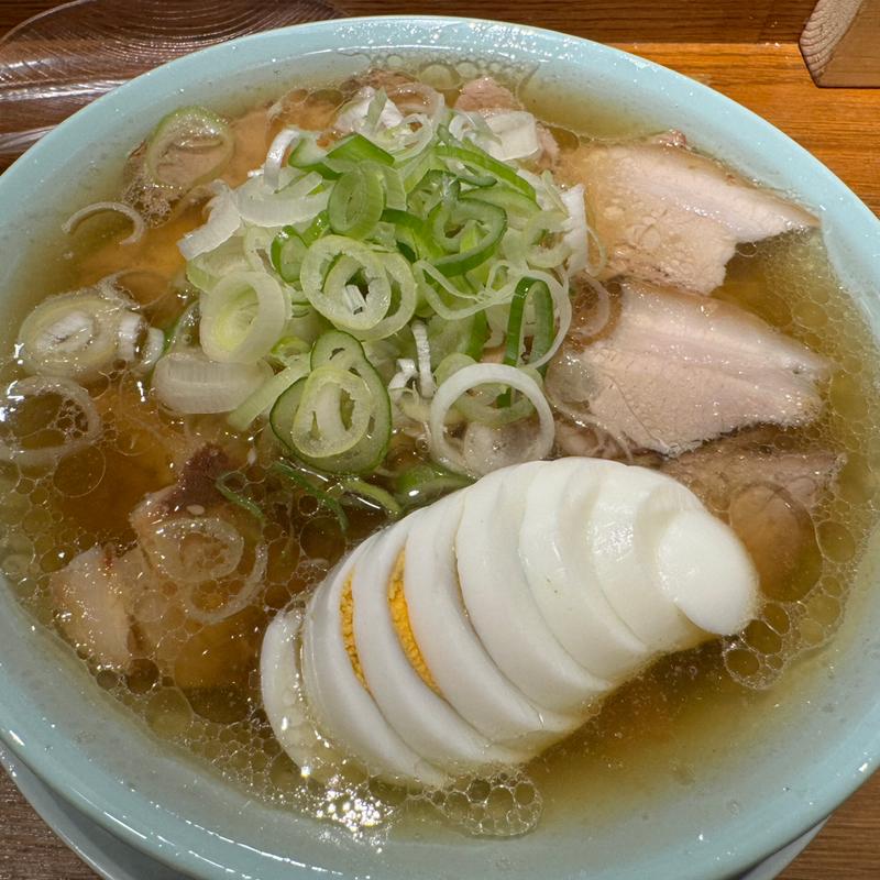 中華そば：茹で玉子スライス(えっちゃんラーメン。)