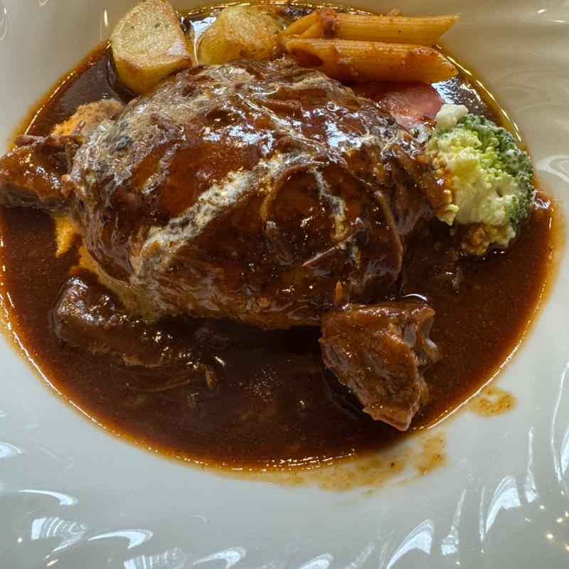 デミグラスシチューハンバーグ(榎本ハンバーグ研究所 春日後楽園店)