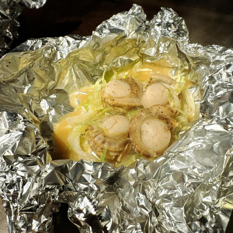 ホタテバター(もんじゃ駒と 中目黒 鉄板焼き居酒屋)