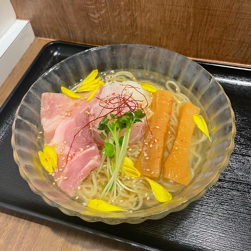 冷やし鯛塩そば(鯛塩そば 灯花 千住ミルディス店)