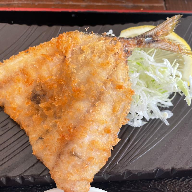 活あじふらいセット 並(いけすや )