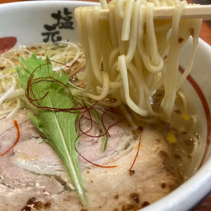天然塩ラーメン(伊川谷塩元帥)