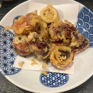 夏イカの天ぷら(味の店 いわし)