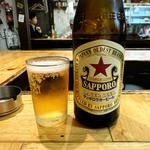 サッポロ赤星ラガー(大衆酒場 チャン栓チャン)