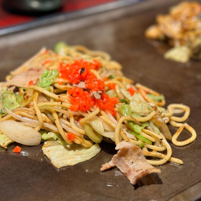 塩バター焼きそば(お好み焼 ゆかり 天三店)