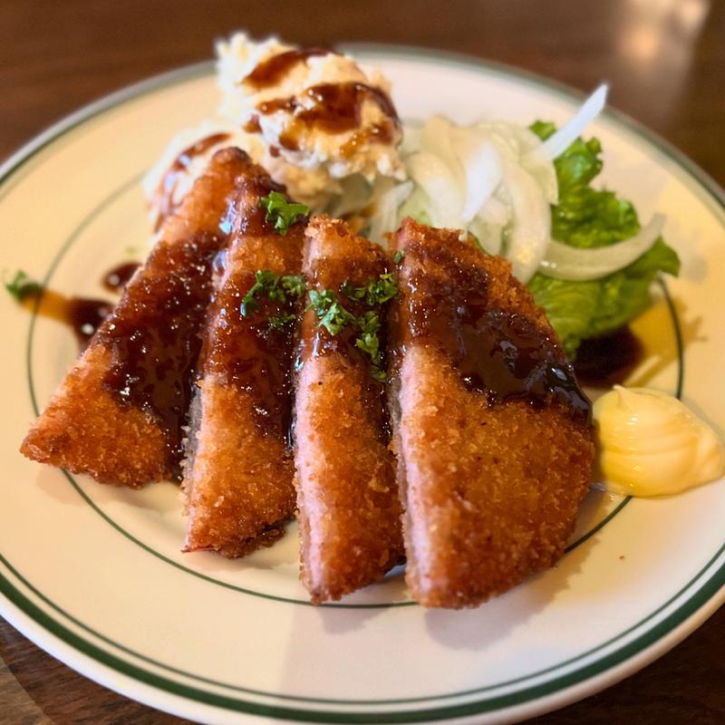 ハムカツ(喫茶ジャニー)