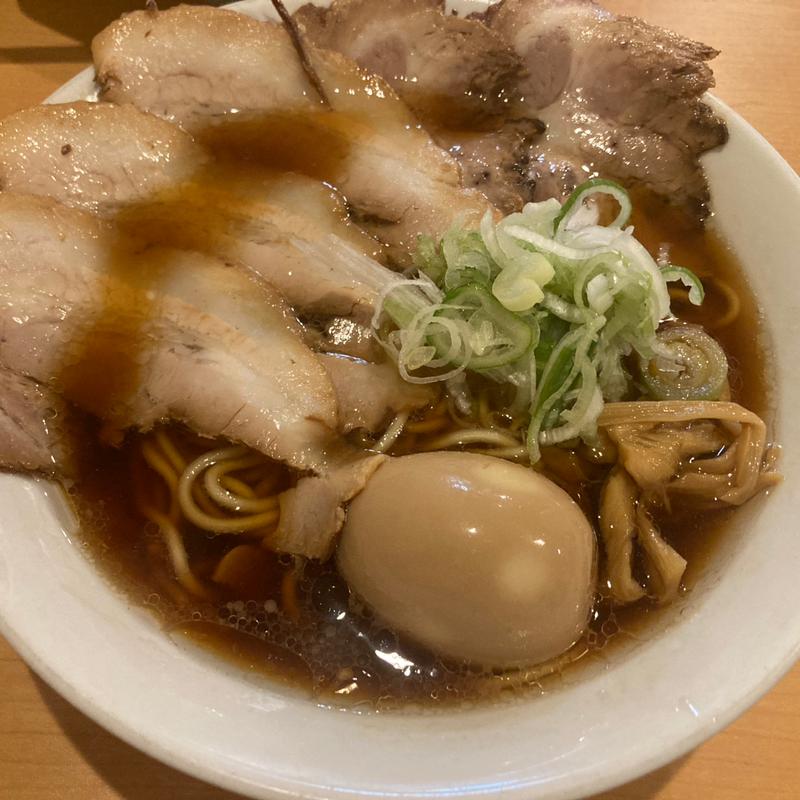 チャーシューメン　煮卵トッピング(らーめん大翔)