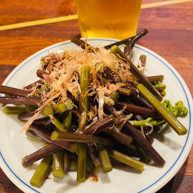 わらびのおひたし(日清亭 本店 （にっしんてい）)