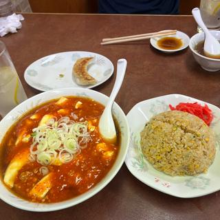 マーボー麺　チャーハン