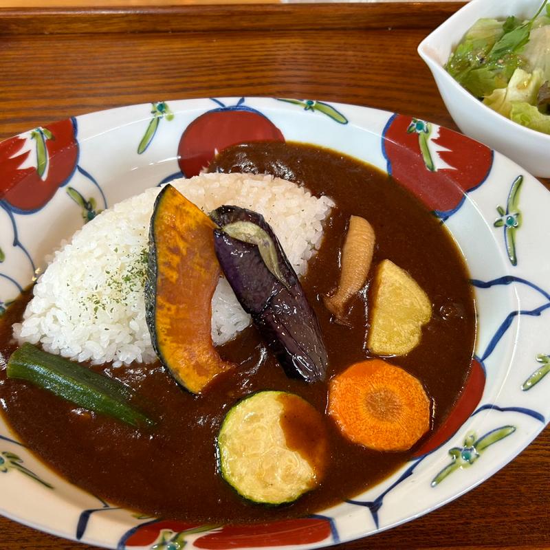 野菜たっぷりカレー(高原カフェ ツリーハウス)