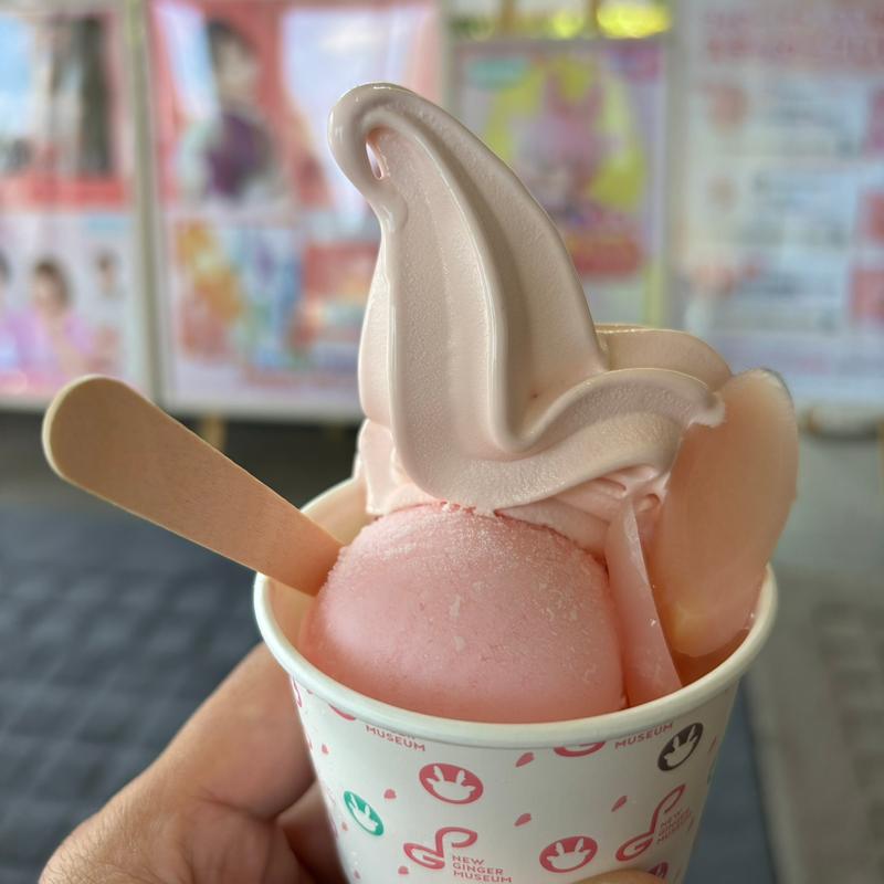 岩下の新生姜ソフト＆シャーベット(カフェ ニュージンジャー )