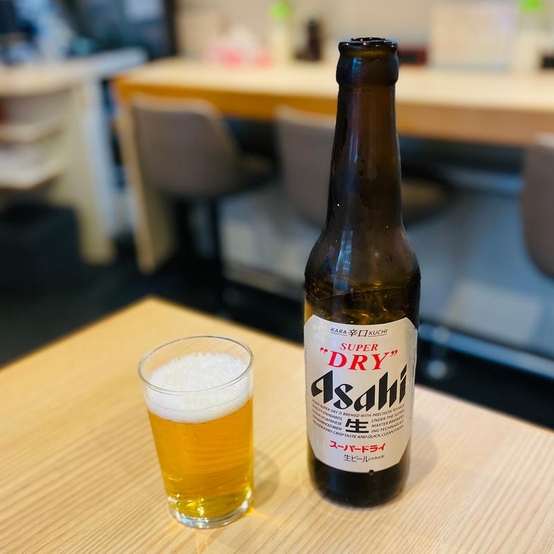 ビール小(とんかつ まるに)