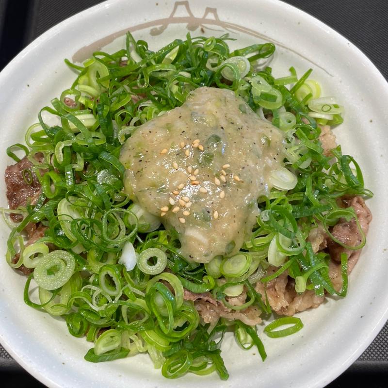 ネギ塩牛焼肉丼(松屋 姶良加治木店（松のや併設） )