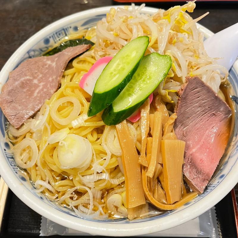 冷やしラーメン　大盛(栄屋本店)