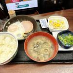 ハムエッグ納豆定食(吉野家 中目黒駅前店 )
