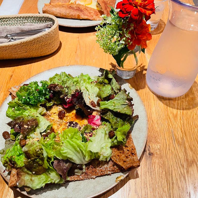 ヒヨコ豆とケールのガレット(プレイン)