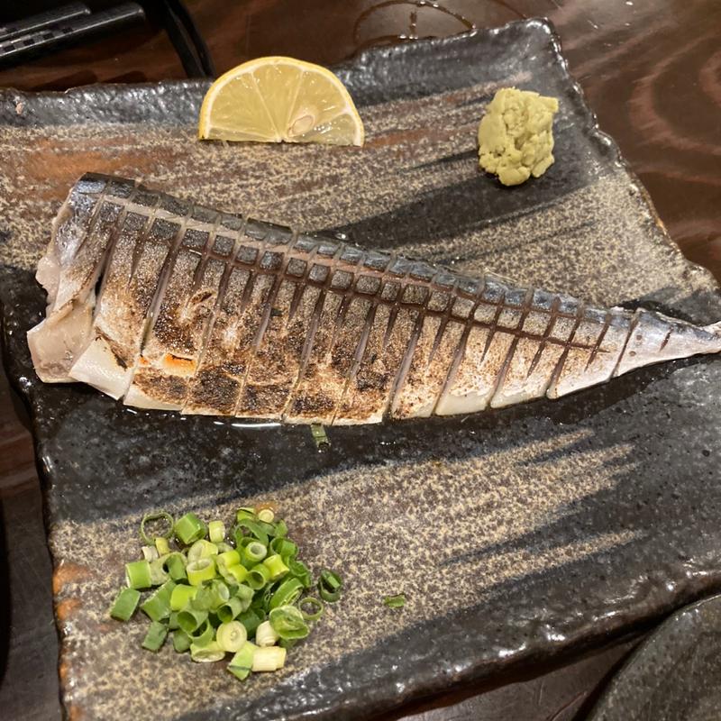 炙り〆サバ(焼鳥トサカ(鳥酒))