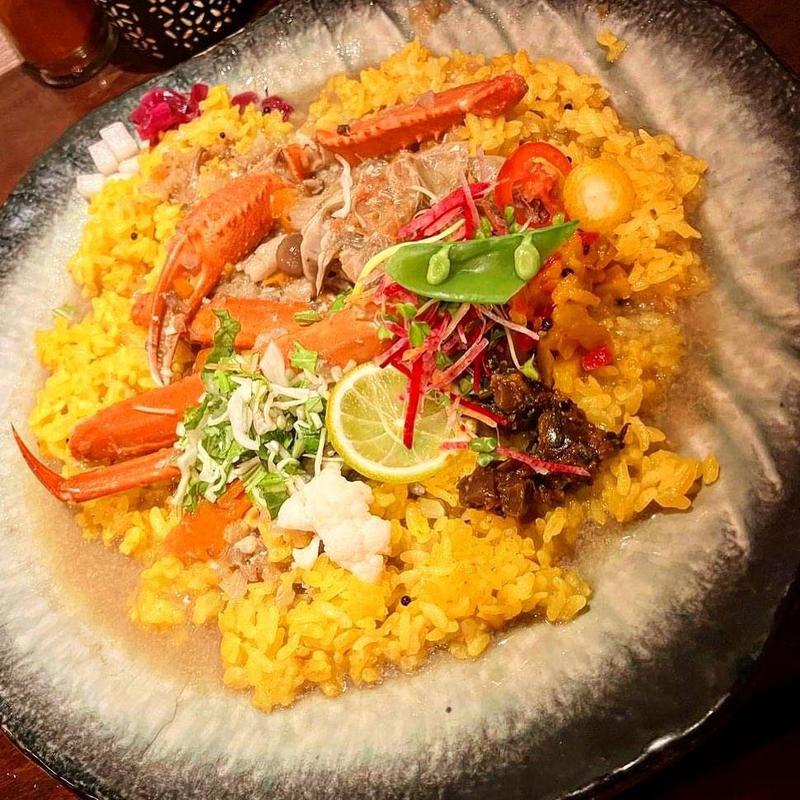 紅ずわい蟹のグリーンカレー(シナジー （Synergy）)