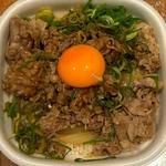ネギ玉牛丼（大盛り）