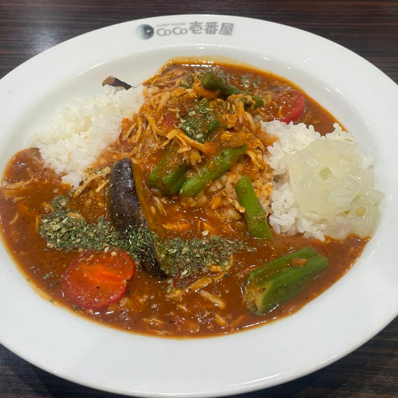 チキンと夏ベジのスパイスカレー(CoCo壱番屋 足立区佐野店)
