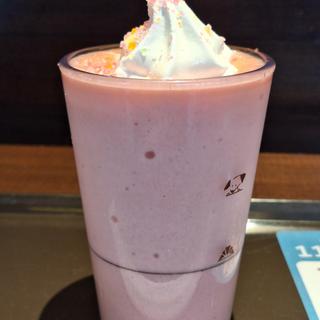 ミルキーいちごみるくスムージー(サンマルクカフェ 京橋コムズガーデン店)