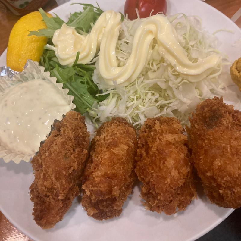 カキフライ(ホイスの店 うぐいす酒場)