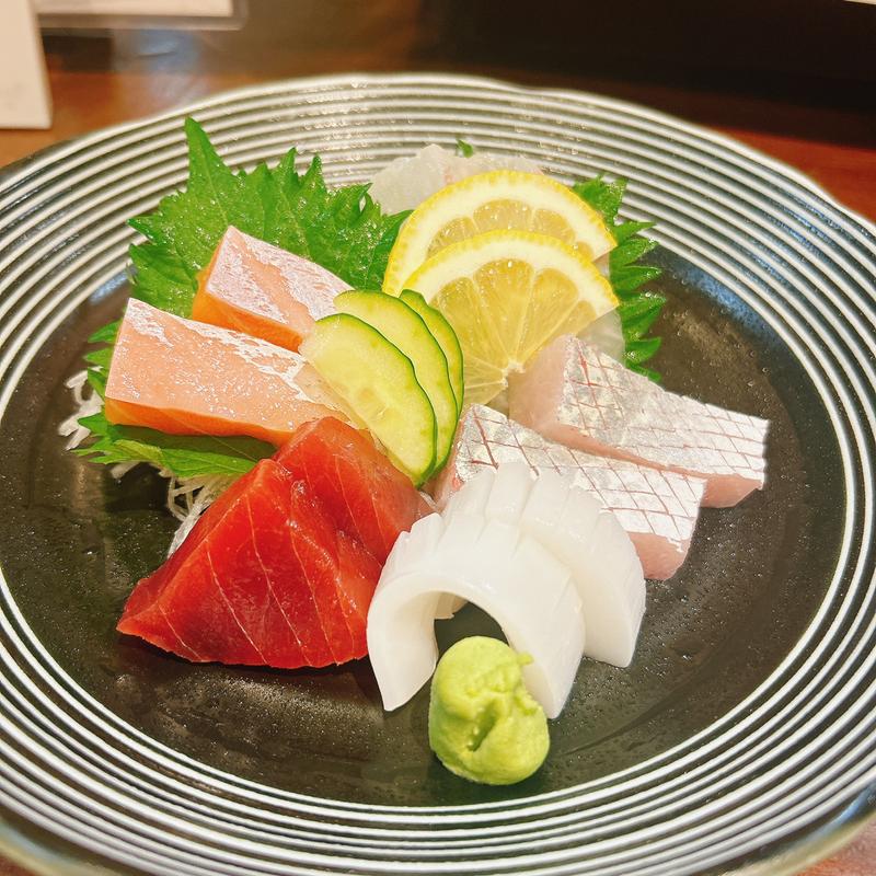 オカピおまかせ造り盛5種(おさかな屋オカピ)