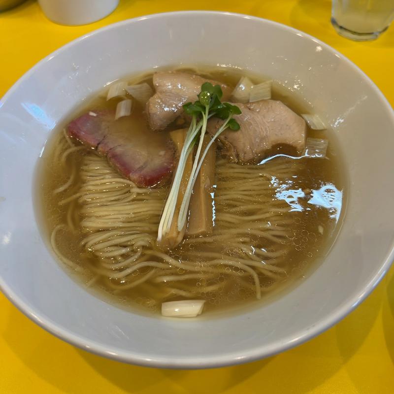 塩ラーメン チャーシュー3枚増し(ラーメンニュー松戸)