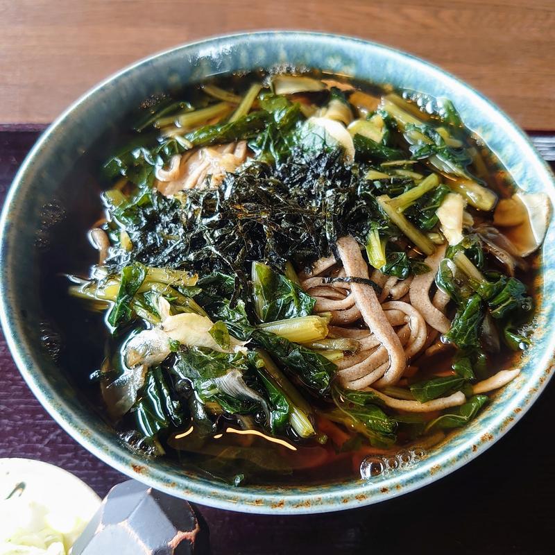 わさびそば(温)(鬼怒そば 武双庵)