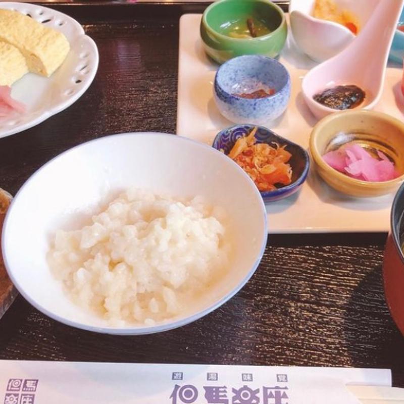 朝食(道の駅 但馬楽座 やぶ温泉)