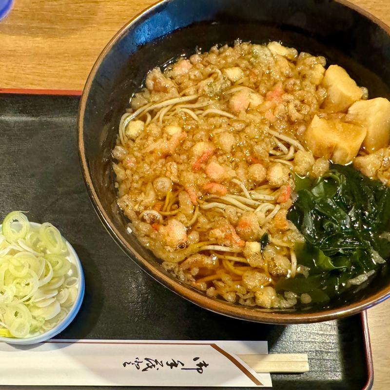 たぬきそば：大(更科大黒 )