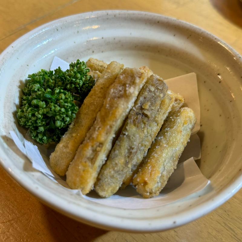 ごぼう唐揚げ(鳥一伝承　焼鳥酒場ヤスモリ商店)