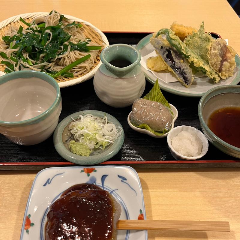 芭蕉そば御膳Bセット(みっちゃん蕎麦)